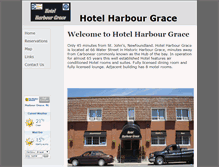 Tablet Screenshot of hotelharbourgrace.ca